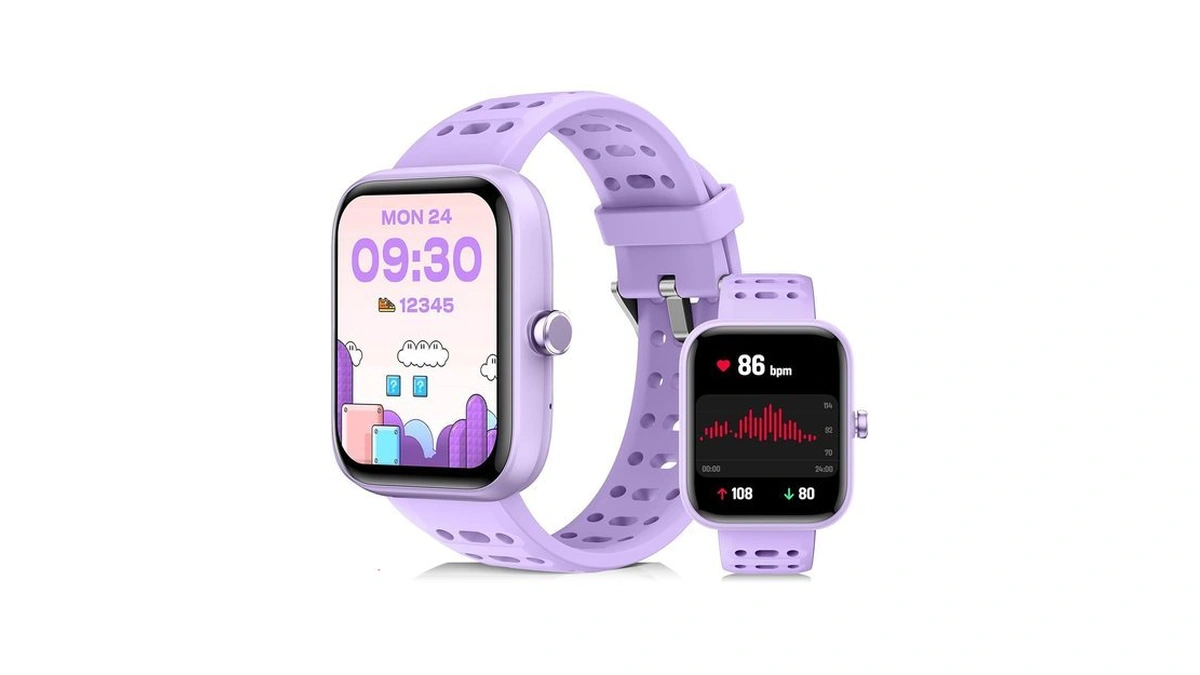 Enomir Kids Smart Watch For Girls, Health Monitor,puzzle Games, Diy