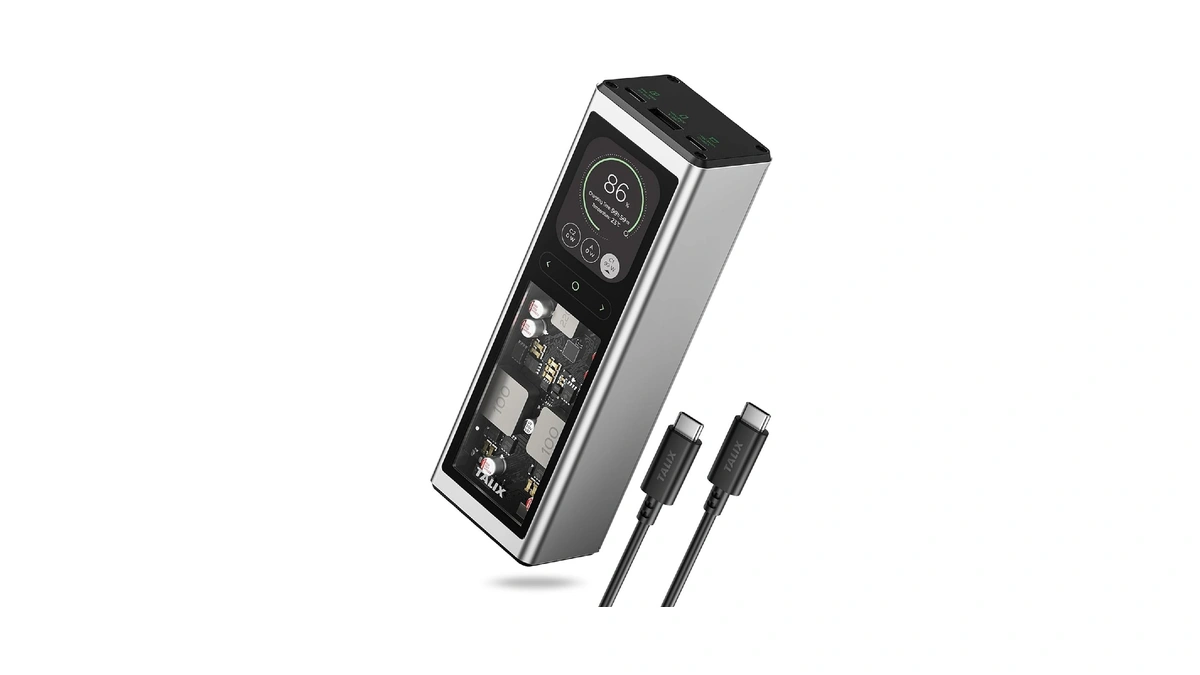 Talix 140w Usb-c Port Laptop Power Bank, 20000mah 3-port