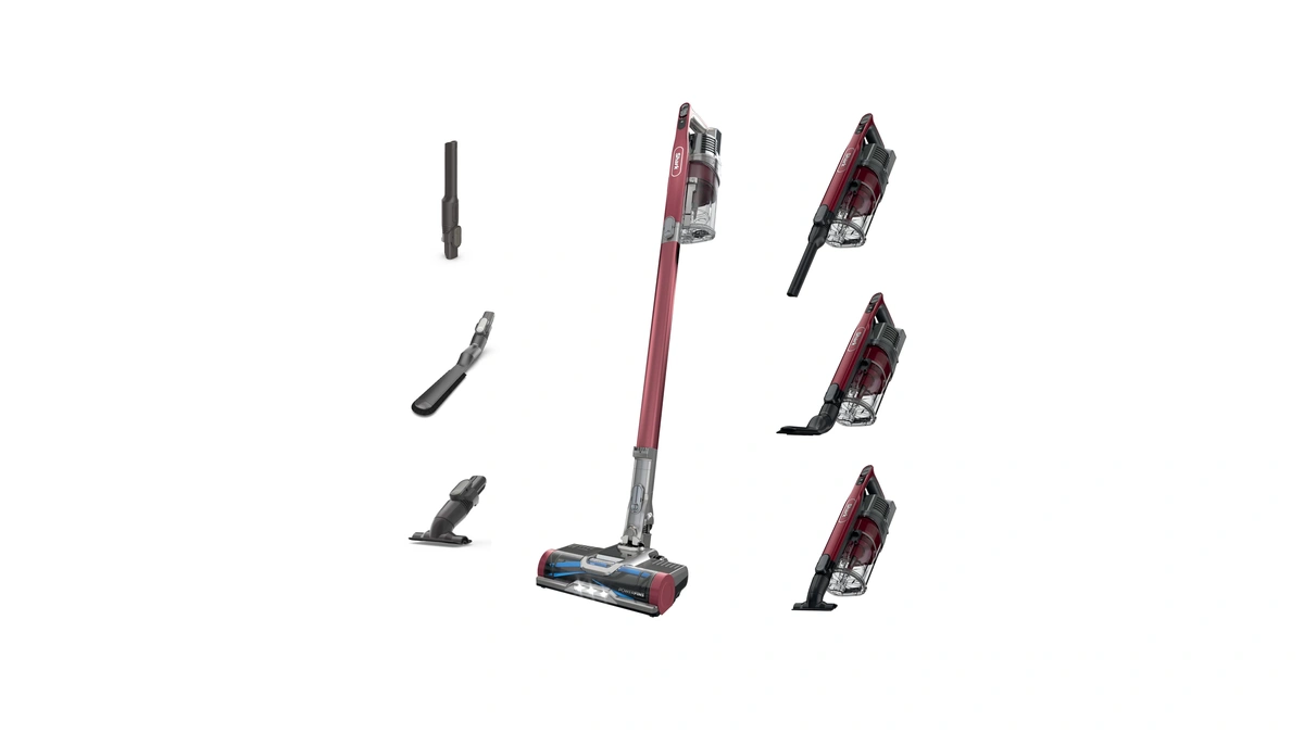 Shark Cordless Vacuum Cleaner, Red, Iz362h