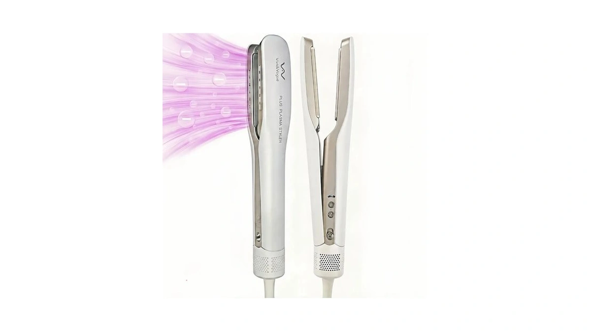 Vav 2-in-1 Flat Iron And Hair Straightener,fast Heat,adjustable Temp
