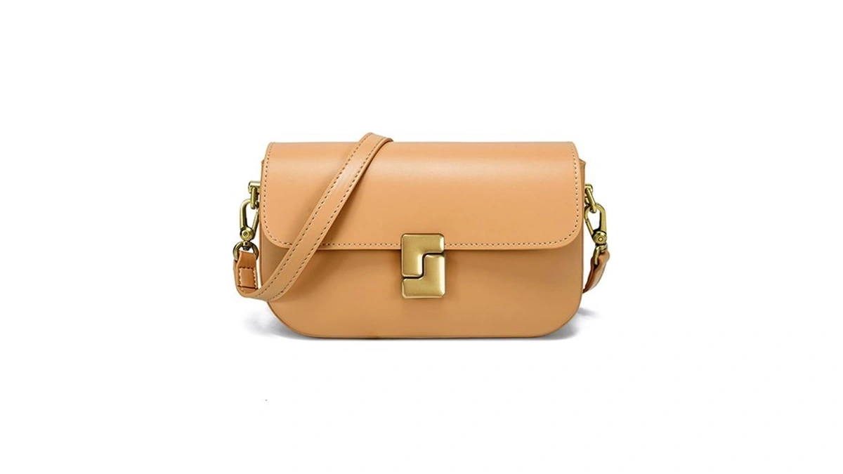 Imeetu Genuine Leather Shoulder Bag For Women, Small Crossbody BagοΌapricot