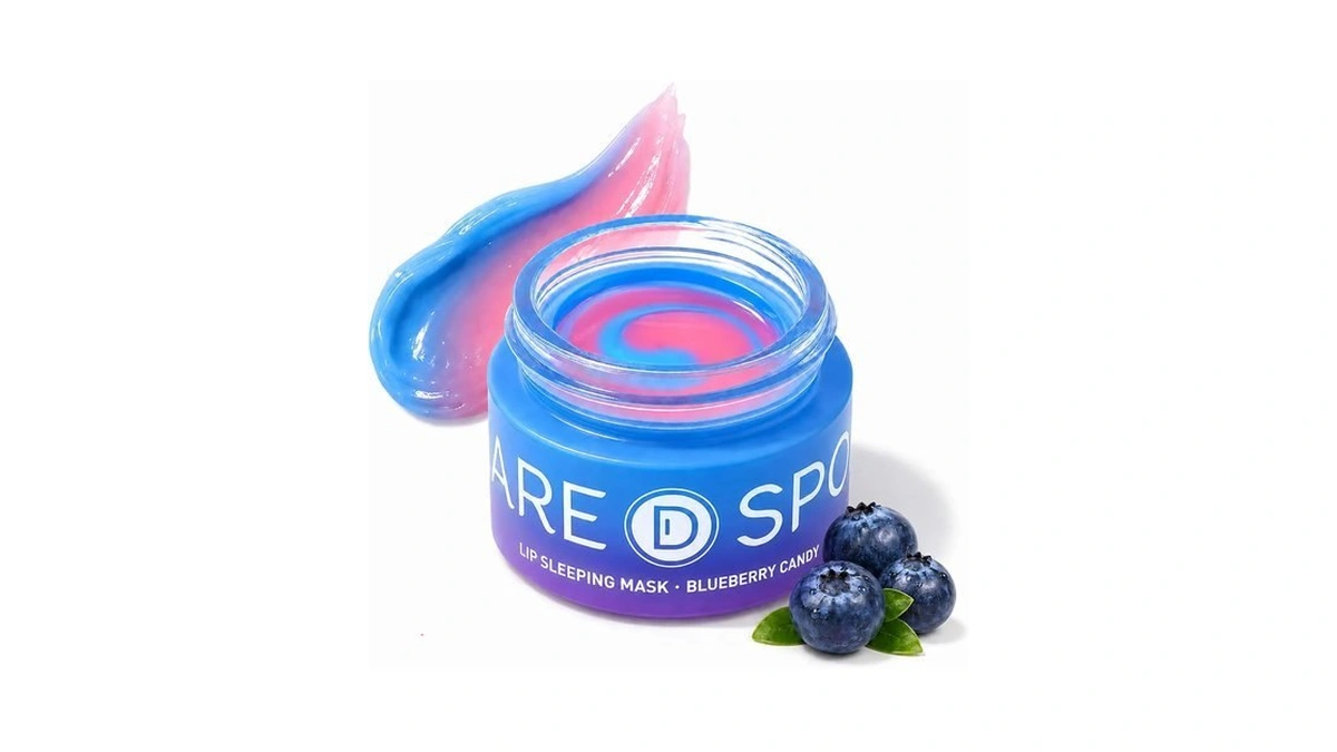 Spodare Blueberry Lip Mask Overnight, Swirl Lip Sleeping Mask -12g