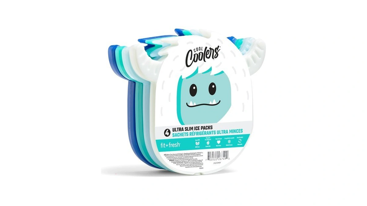 Fit & Fresh Cool Coolers Reusable Kids Lunch Box Ice
