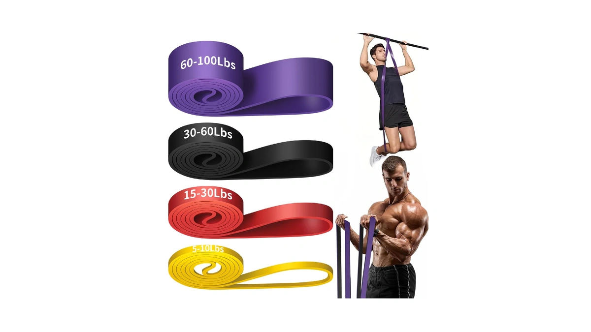 Resistance Band Pull Up Assistance Bands Set, Exercise Bands For