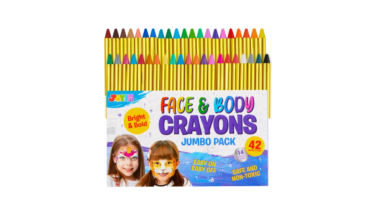 42pcs Face And Body Paint Crayons, Xl Face Painting Kit