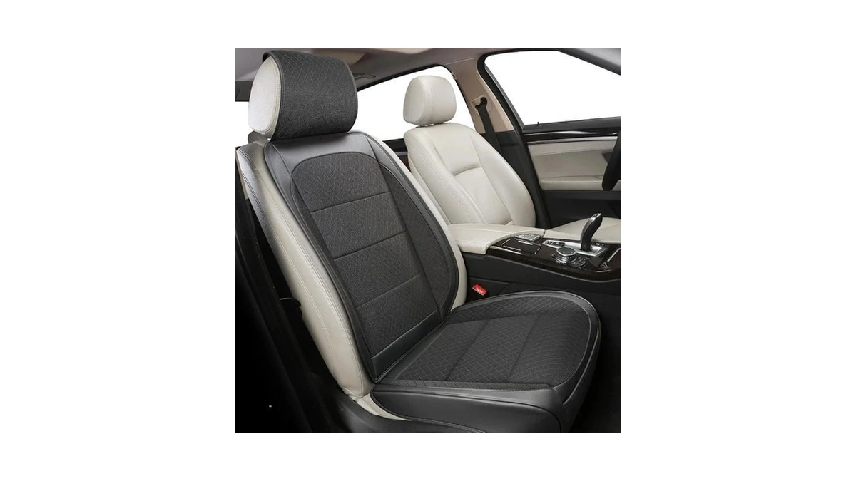Beitk 1 Pack Black Ventilated Cooling Mesh Car Seat Covers