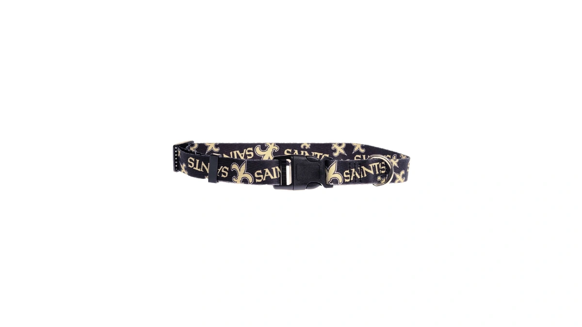 Littlearth Nfl New Orleans Saints Pet Collar, Team Color, Small