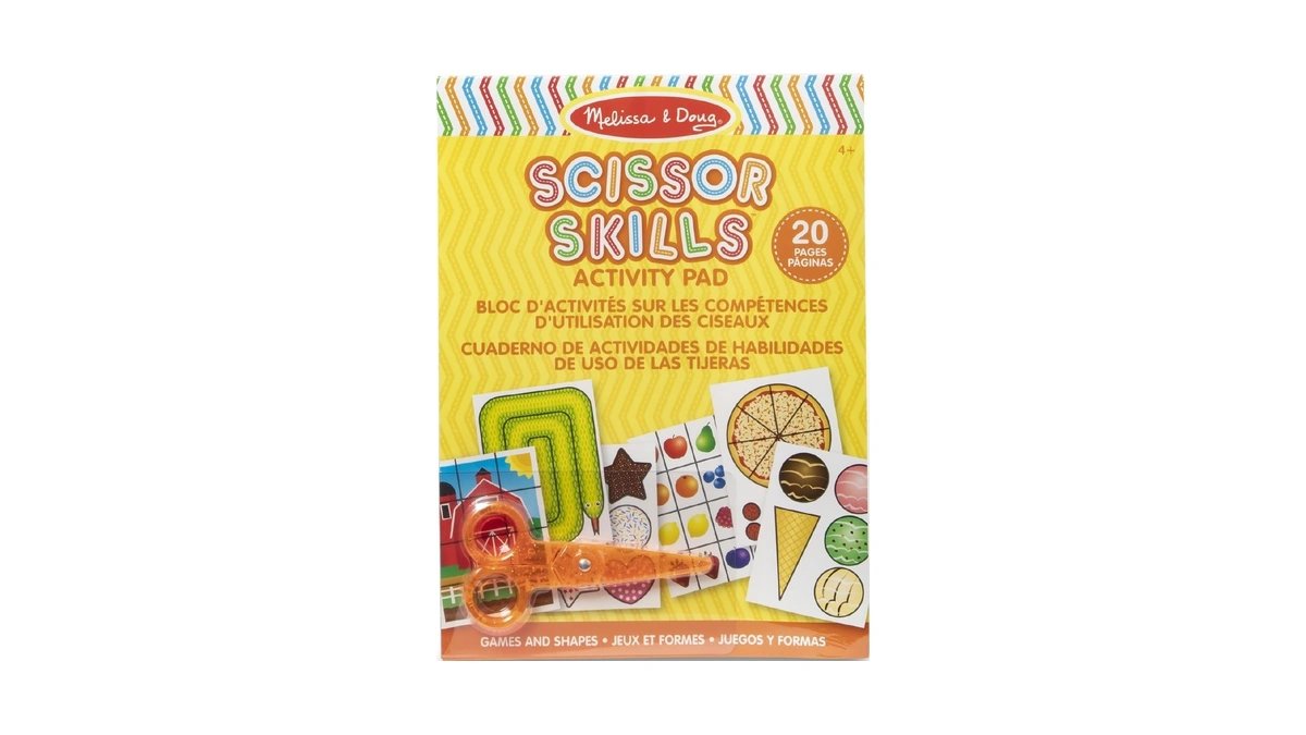 Melissa & Doug Scissor Skills Activity Book With Pair Of