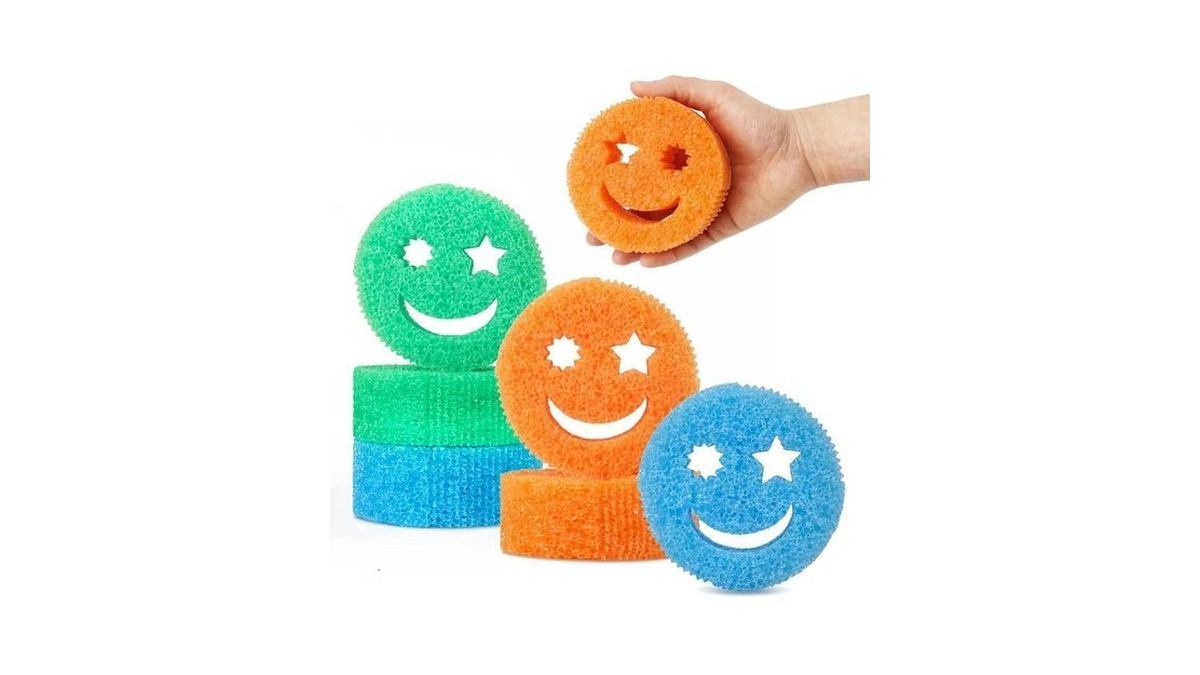 Kitchen Sponges 6 Pack, Scratch Free Dish Sponges For Kitchen