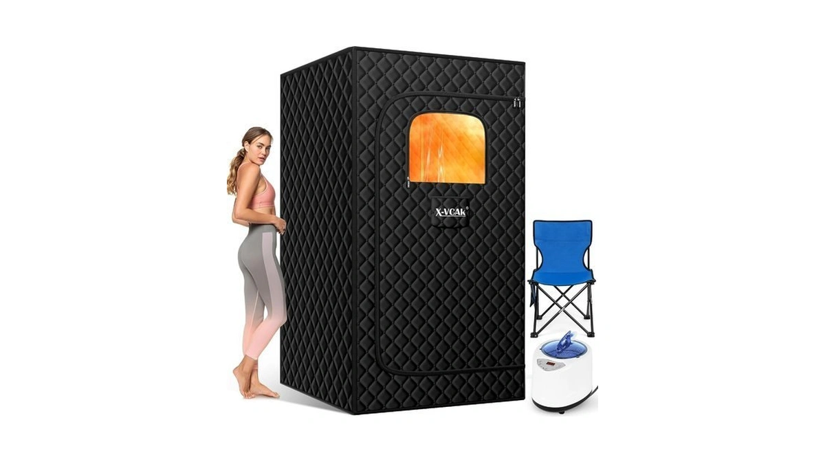 X-vcak Upgraded Portable Sauna For Home，relaxation, Steam Sauna For Home
