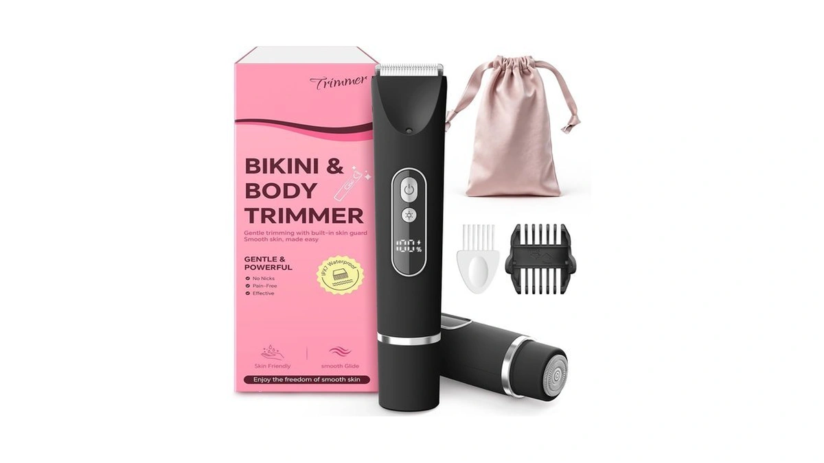 Bikini Trimmer For Women,smooth Electric Razor For Sensitive Skin, Ipx7
