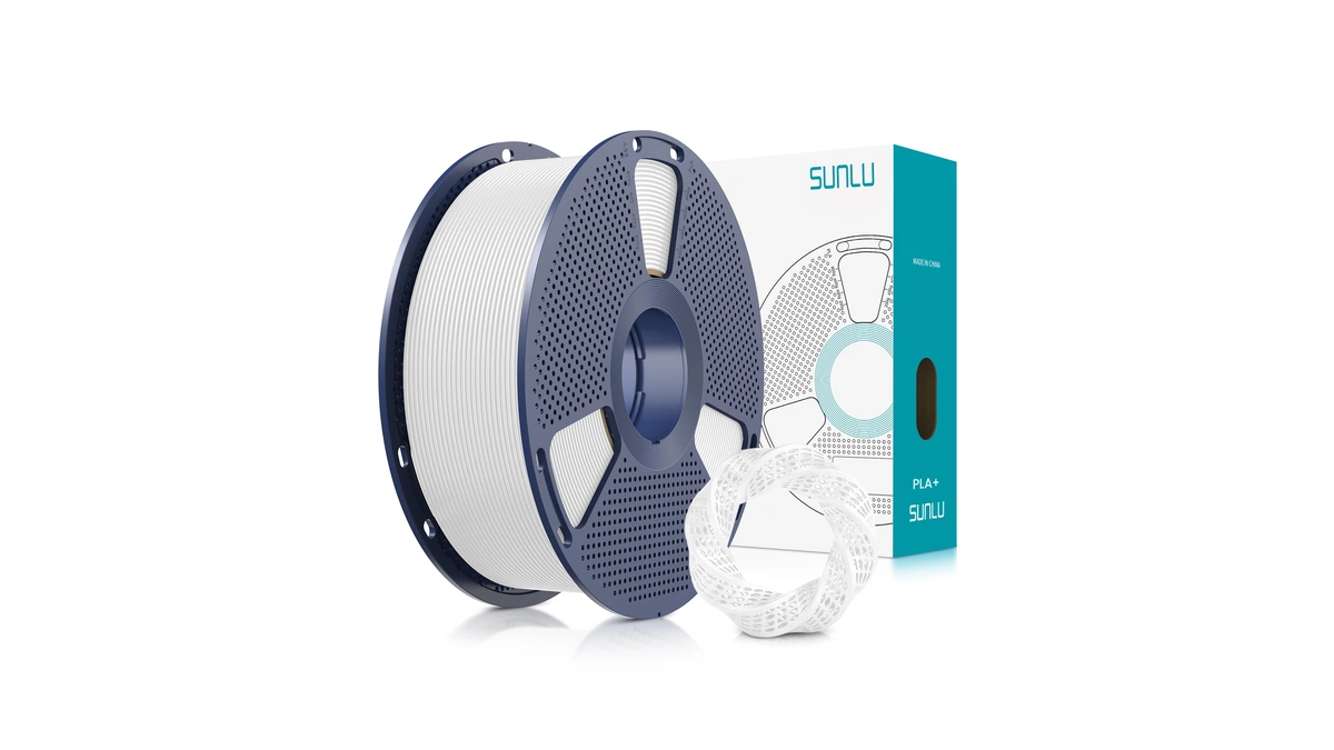 Sunlu Pla Plus Filament 1.75mm White 1kg