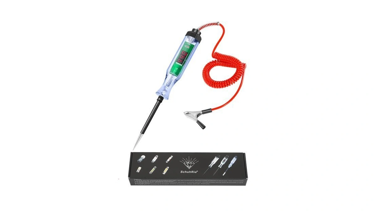 Test Light Automotive,circuit Tester 3-48v Dc Digital Lcd Display,prolong Spring