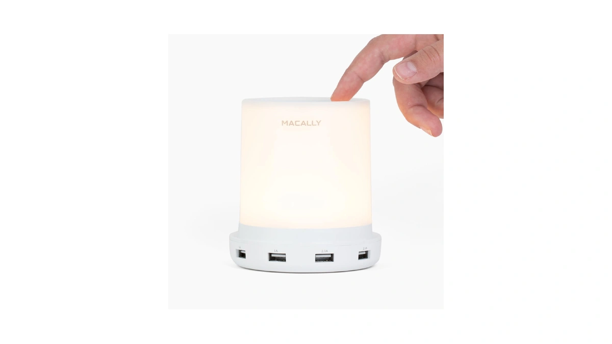 Macally Small Touch Lamps For Nightstand - Bedside Lamp With