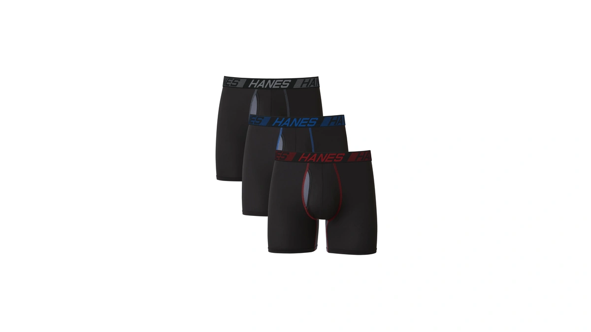 Hanes Mens Total Support Pouch Pack, X-temp Cooling, Anti-chafing, Moisture-wicking