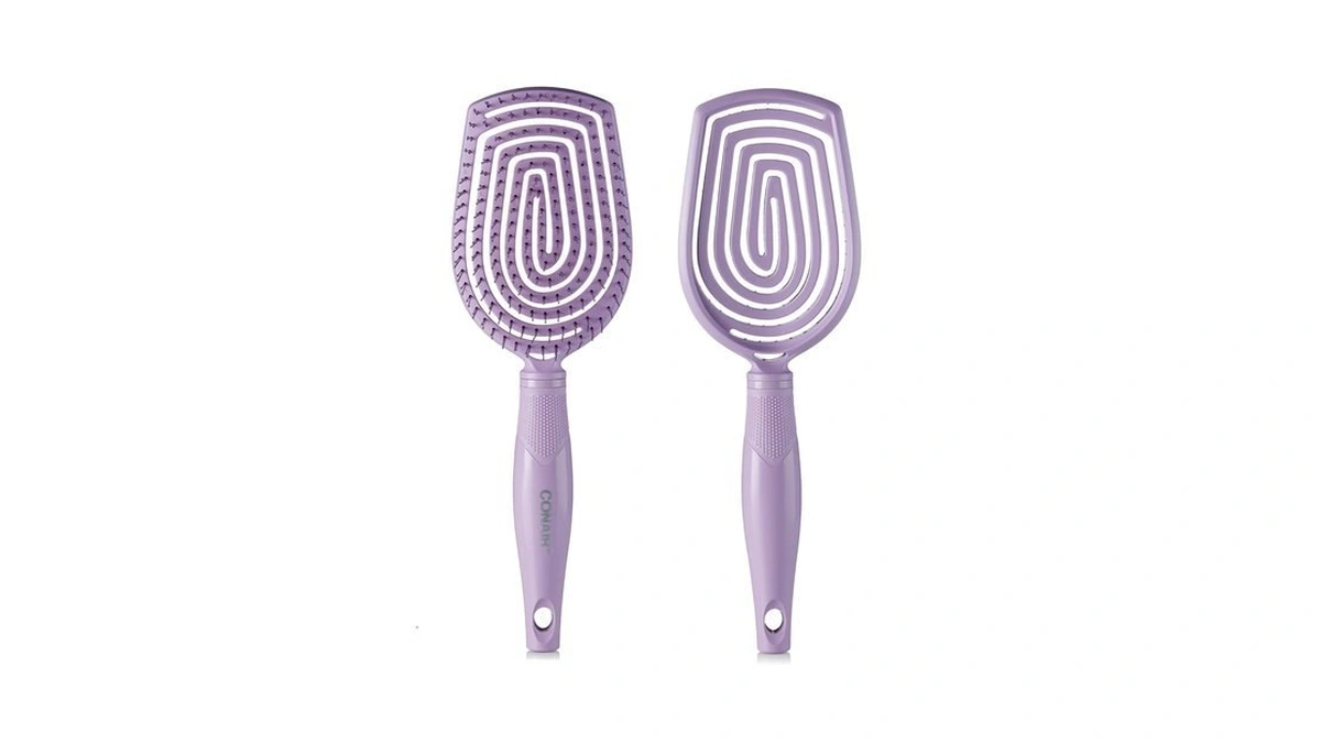 Conair Scalp Care Detangling Hairbrush - Curly Hair Brush -