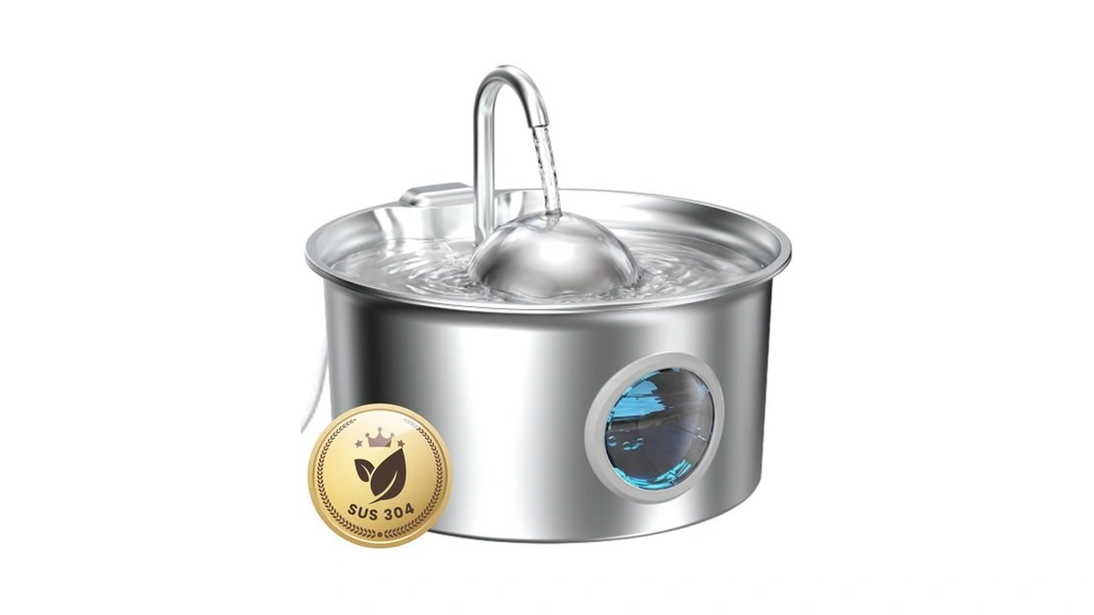 Cat Water Fountain Stainless Steel: Pet Water Fountains For Cats