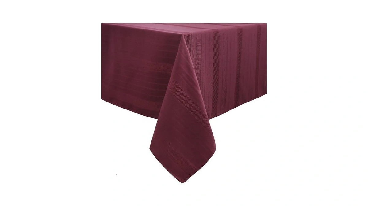 Randall Red Rectangle Oblong Tablecloth Water Resistant 60"x108" 9 Feet