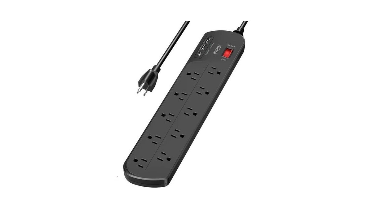 Extension Cord With Multiple Outlets, Surge Protector Power Strip With