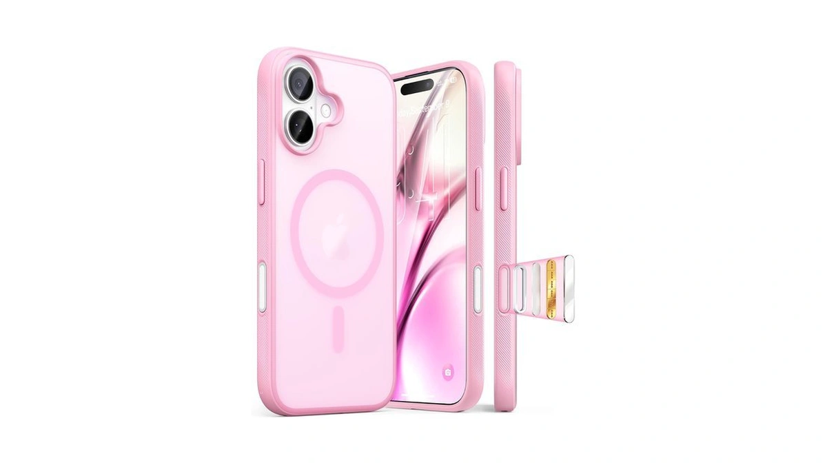 Maledan For Iphone 17 Case Pink With Camera Control Cover,