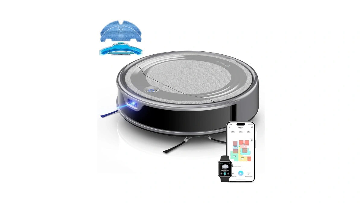 Lefant M310 Ultra Robot Vacuum And Mop, 6000pa Suction-slim Robotic
