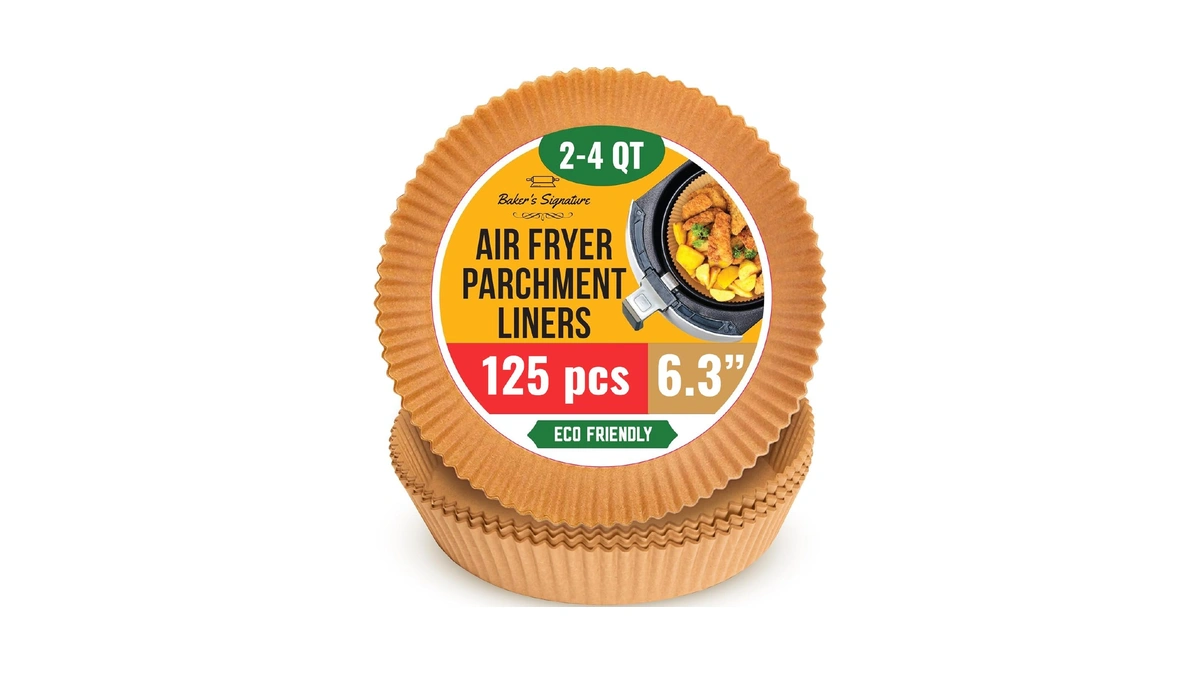 Small Round Air Fryer Liners 6.3", 125 Pcs Disposable For
