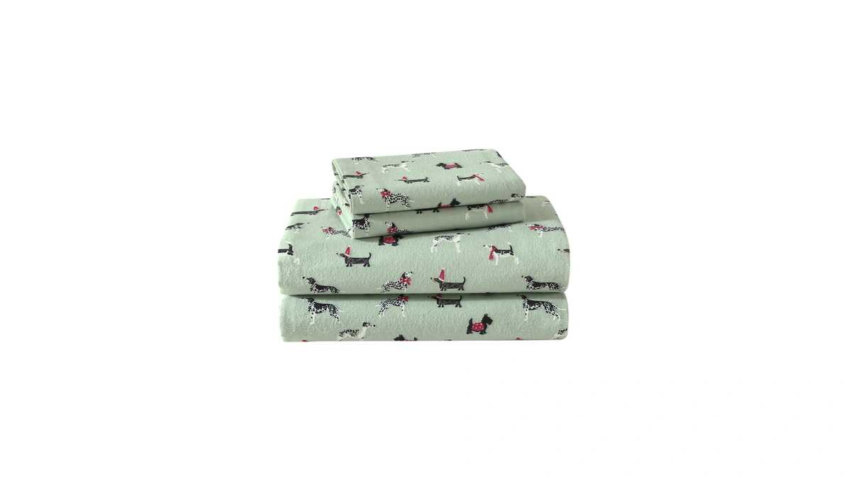 Laura Ashley - Flannel Sheets King Size, Anti-pilling & Wrinkle