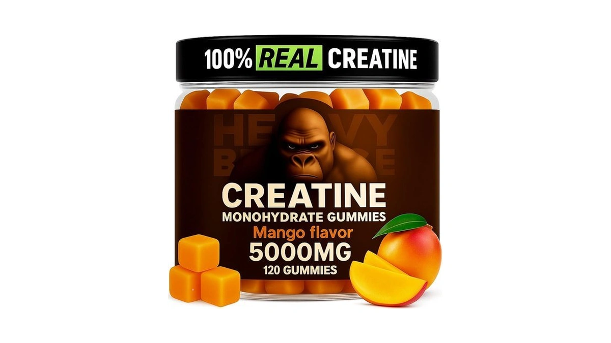 Heavy Balance Creatine Monohydrate Gummies 5g Sugar Free Creatine With