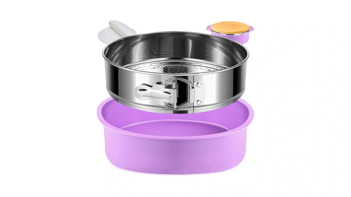 Molgree Non-toxic Springform Pan 9 Inch Nonstick Cheesecake Pan With