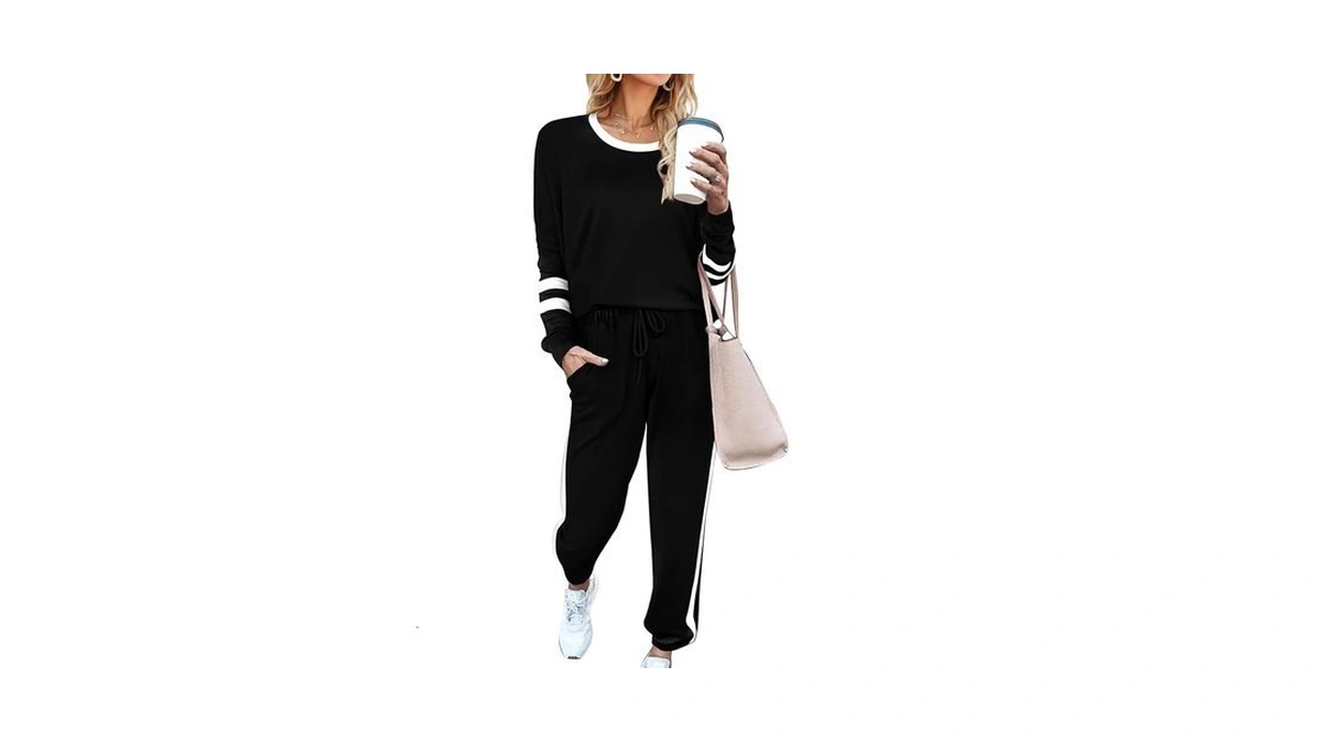 Aloodor Travel Outfits For Women Two Piece Comfiest Airport Outfits