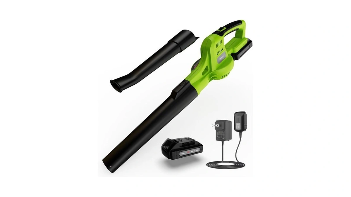 Leaf Blower Cordless,electric Leaf Blower With A 20v 10c 2000ma