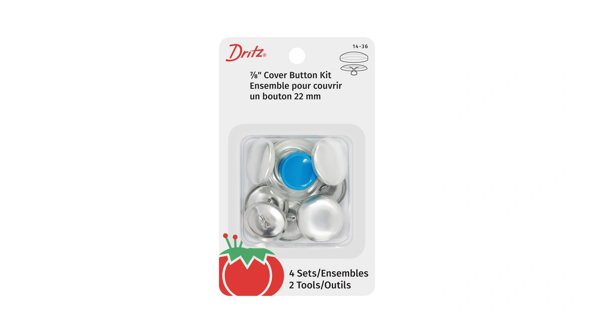 Dritz 14-36 Cover Button Kit With Tools, Size 36 -