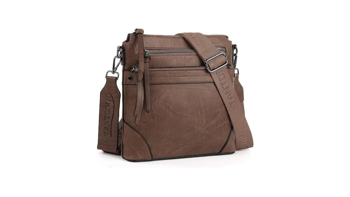 Tantomi Crossbody Purses For Women, Multi Pocket Crossbody Bag, Vegan