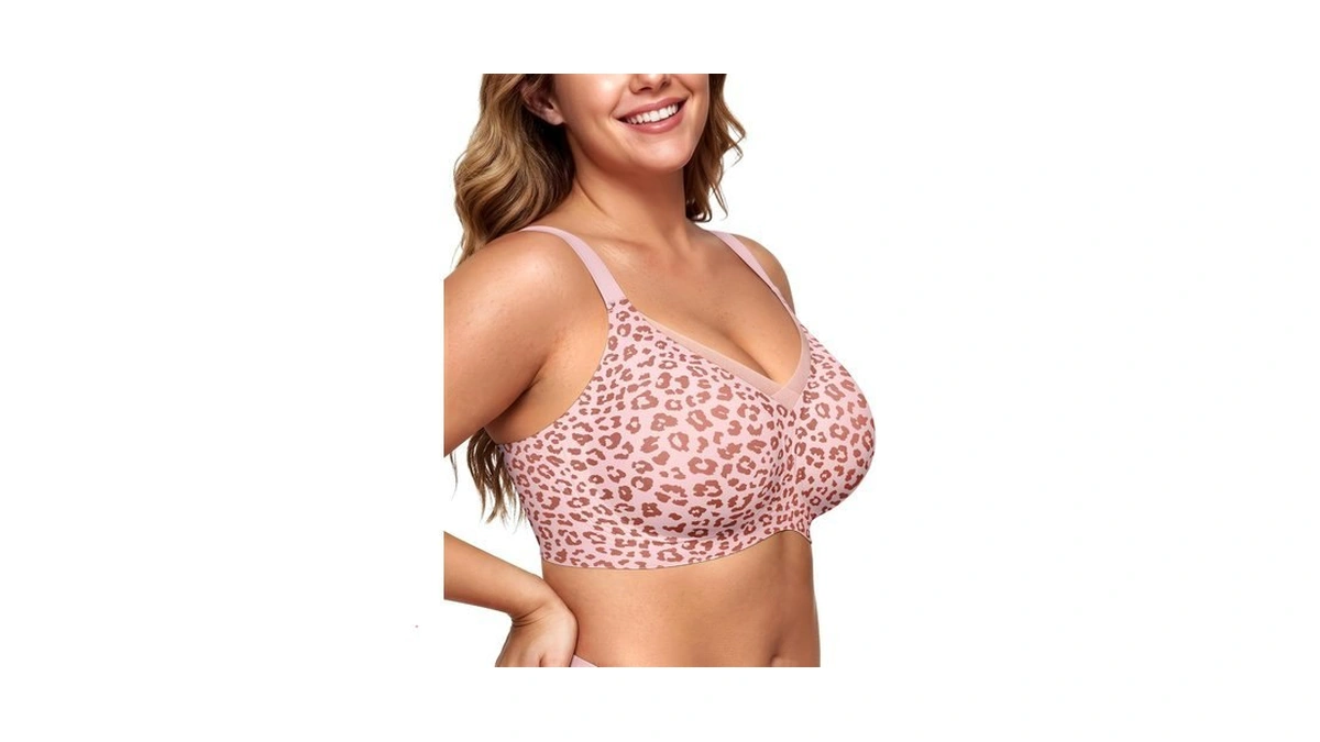 Oeak Women Wireless Jelly Bra Supportive Full Coverage Plus Bras