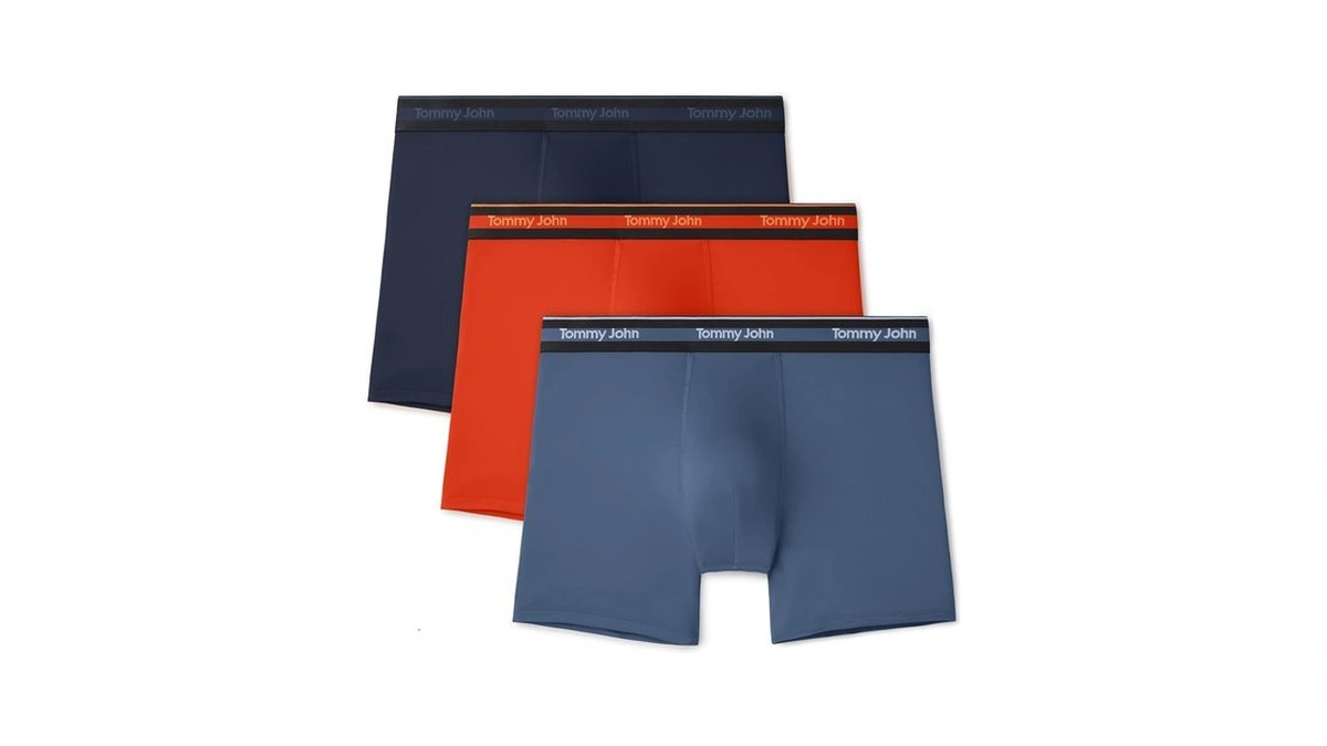 Tommy John Men's Comfort Micro 4" Trunk Underwear, 3-pack, Dress