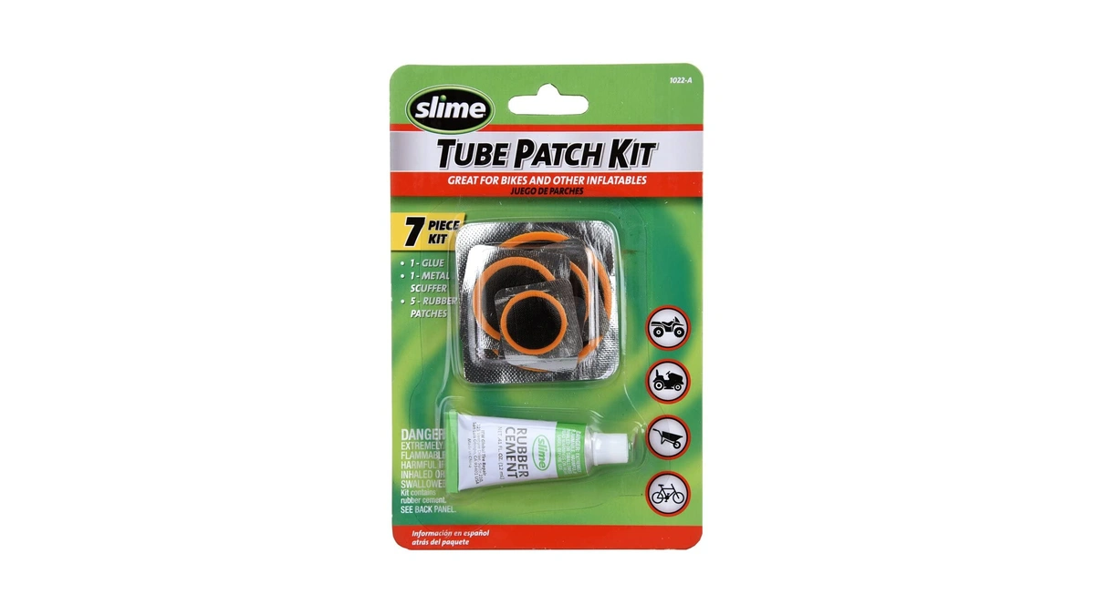 Slime 1022-a Tube Rubber Patch Kit, For Bikes And Other