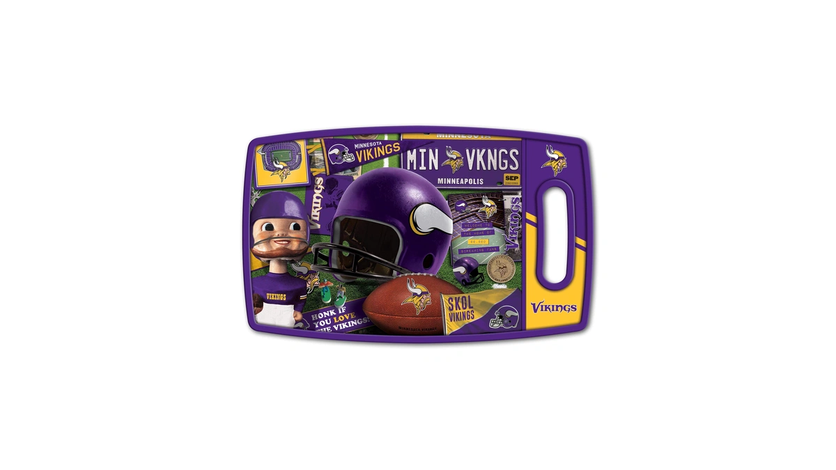 Youthefan Nfl Minnesota Vikings Retro Series Cutting Board