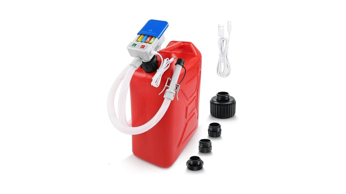 3.2 Gpm Battery Powered Fuel Transfer Pump With Auto-stop Sensor,