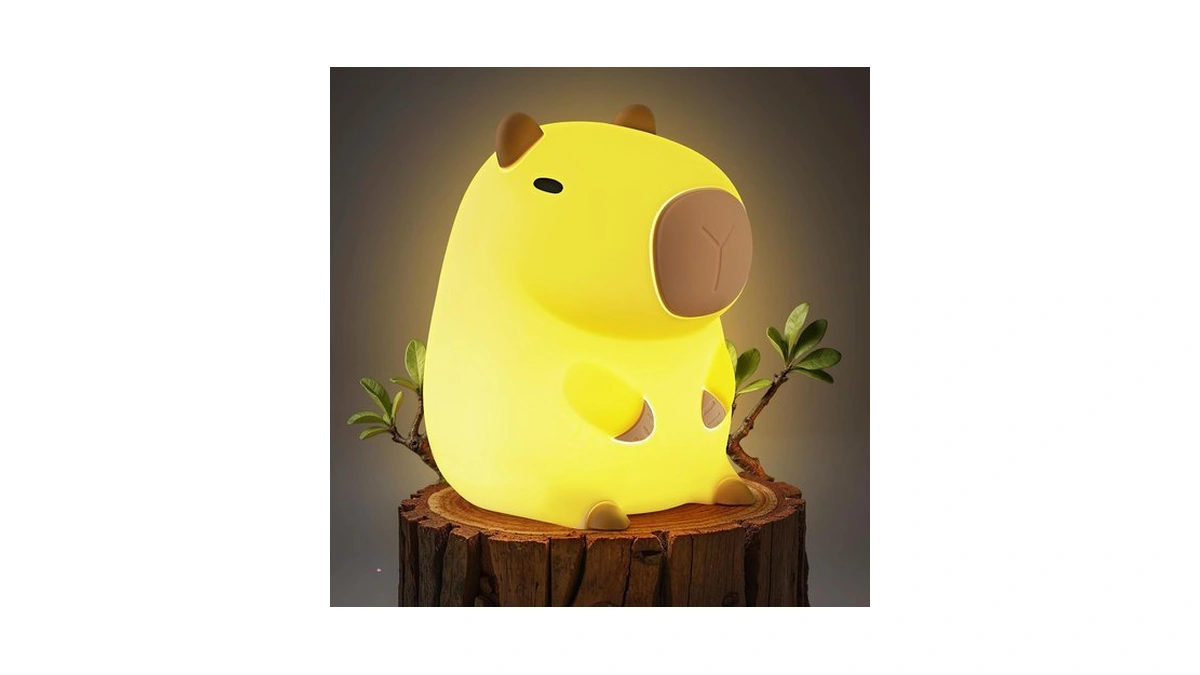 Capybara Night Light For Kids, Cute Capybara Lamp Silicone Baby