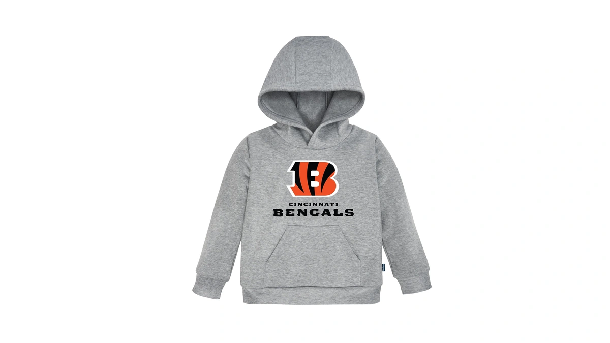 Gerber Nfl Toddler Boys' Fleece Hoodie, Cincinnati Bengals, 5t Team