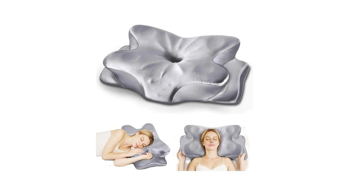 Ccidea Cervical Neck Pillow For Sleeping, Ergonomic Memory Foam Neck