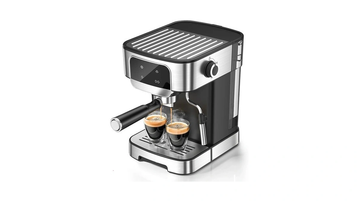 Lertin Compact Espresso Machine Professional 20 Bar With Touch Panel,