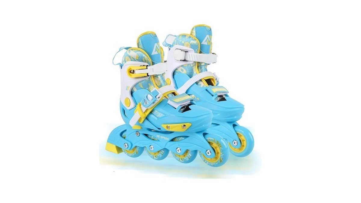 Vezlopus Inline Skates With Dragon-wings-cloak Blue, 4 Sizes Adjustable Inline