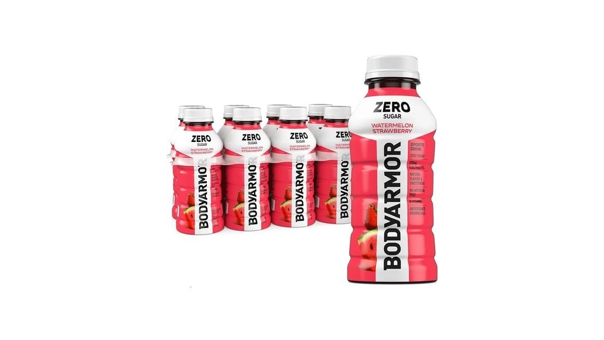 Bodyarmor Zero Sugar Watermelon Strawberry Electrolyte Drink, Natural Flavors, 12