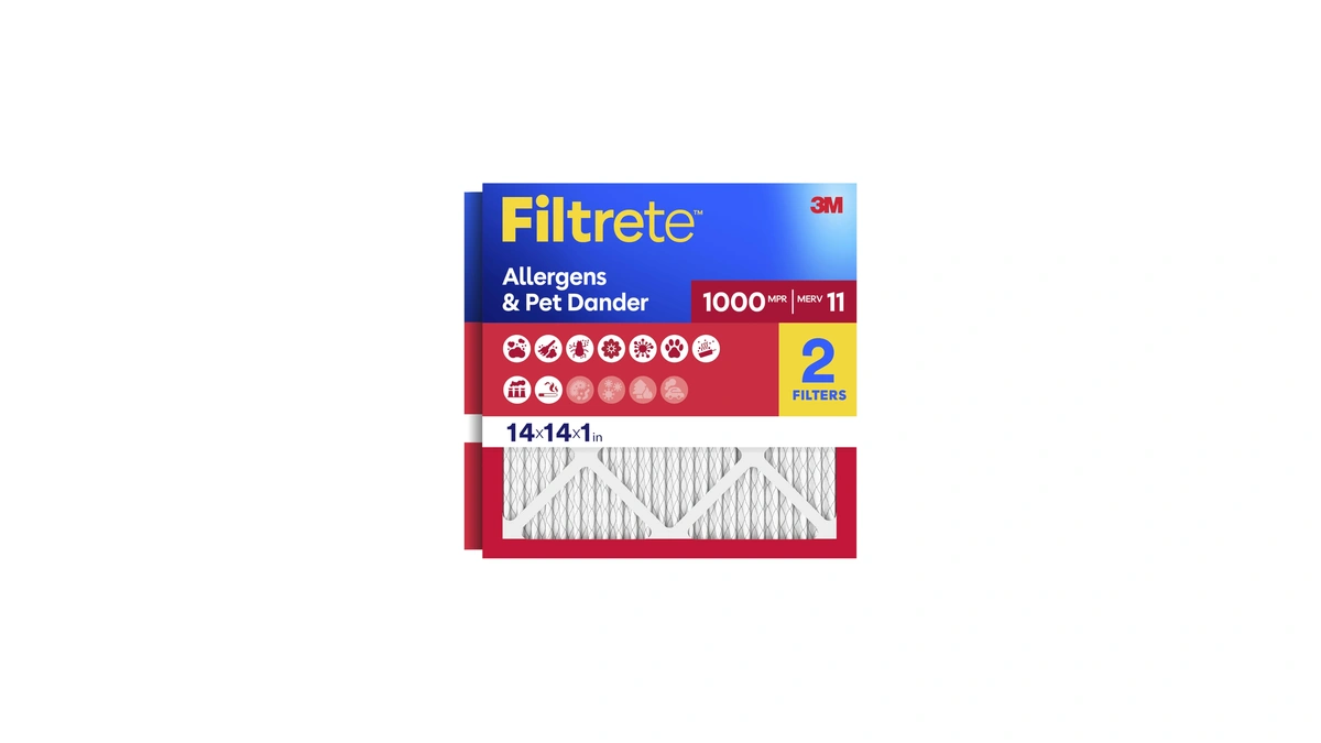 Filtrete 14x14x1 Air Filter, Merv 11, Mpr 1000, Allergens &