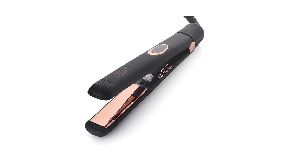 Sleek'e Professional Titanium Hair Straightener/flat Iron For All Hair Types