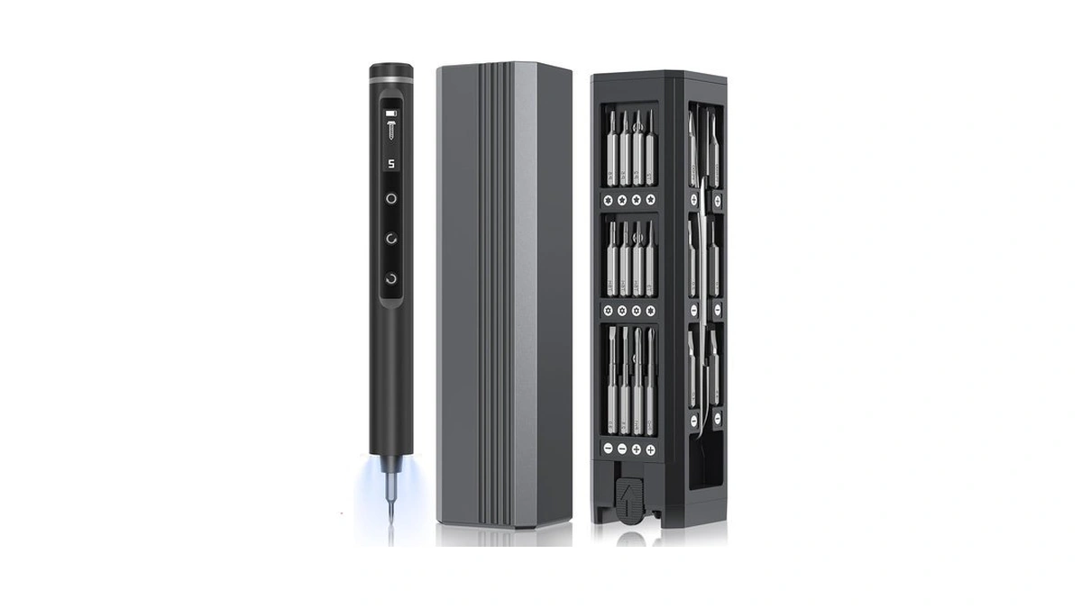 Tensine Mini Electric Screwdriver,cordless Precision Small Screwdriver Set