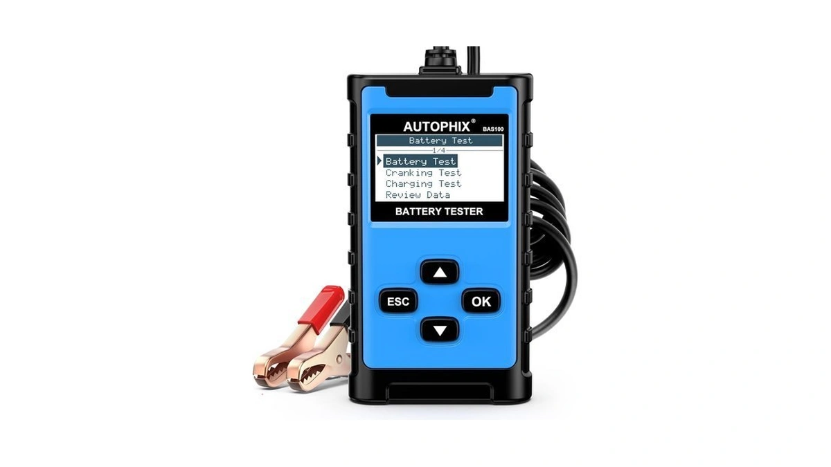 Autophix Bas100 12v/24v Car Battery Tester, 100-2000 Cca Load Tester