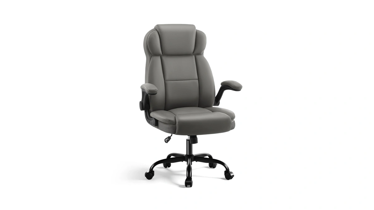 Areshark Ergonomic Office Chair With High Back Headrest,pu Leather Executive