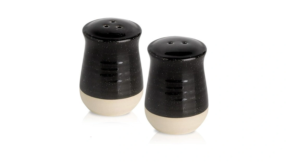 Hasense Salt And Pepper Shakers Set, Ceramic Salt Pepper Shaker